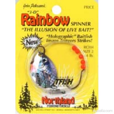 Northland Tackle RCH4-RB Rainbow 60 Snell Hook Baitfish Harness Rig 564773746
